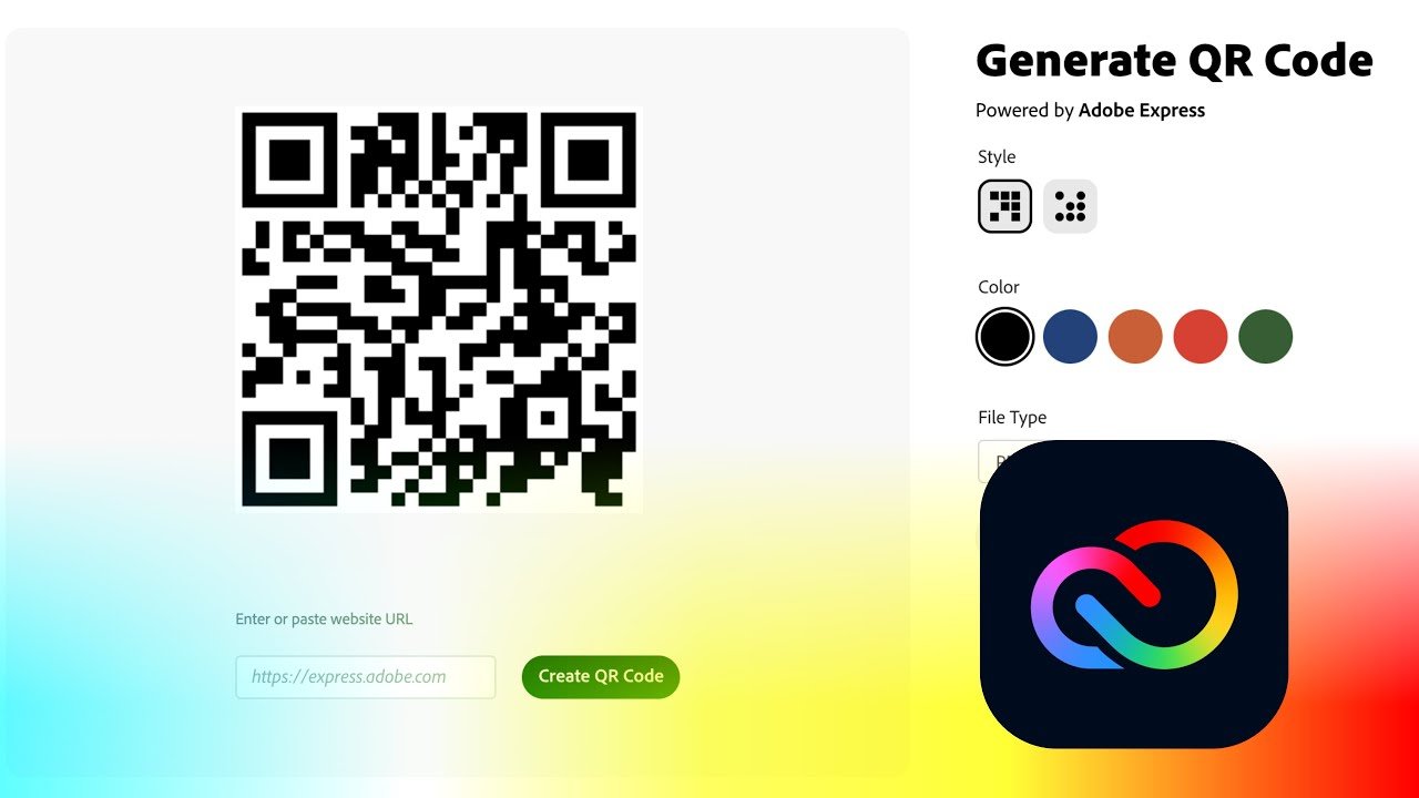 How to Create Design QR Codes with Adobe Express
